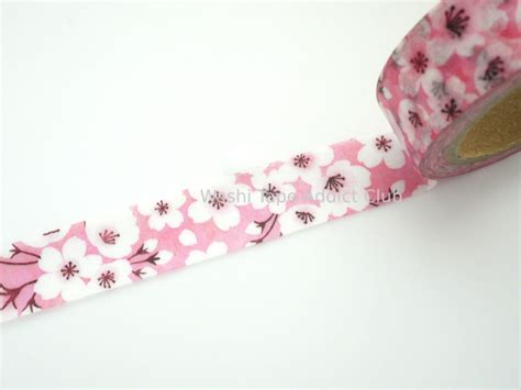 Hobonichi Spring Wedding Washi Tape Cherry Blossom Floral Tie