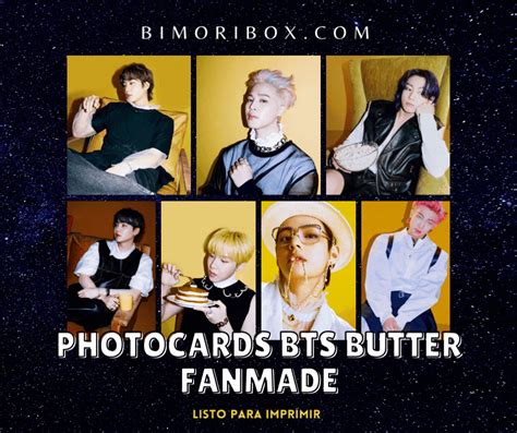 Photocards Butter Bts Para Imprimir