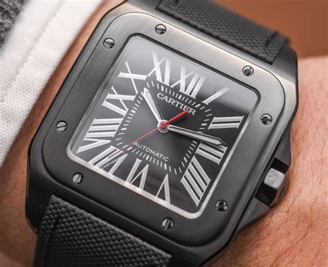 Cartier Santos 100 Carbon Watch Hands On Ablogtowatch