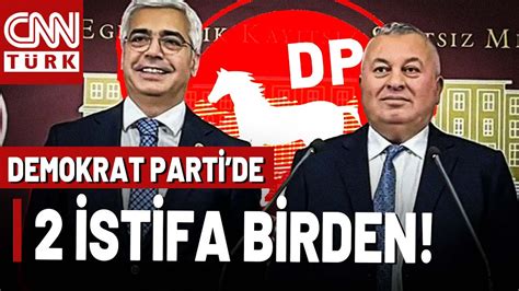 SON DAKİKA Demokrat Parti de İstifa Depremi Cemal Enginyurt ve Salih