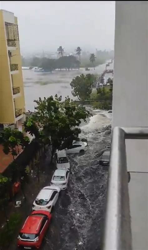 In Pics Cyclone Michaung Intensifies Heavy Rain Submerges Chennai