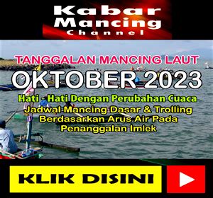 Tanggalan Mancing Oktober 2023 Mancing Laut Kabar Mancing