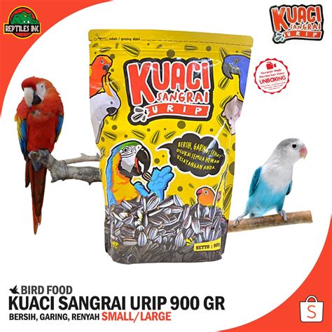 Jual Kuaci Sangrai Urip Gr Kwaci Premium Makanan Burung Parrot