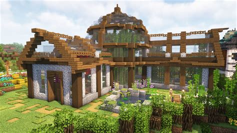 Minecraft Botanical Garden Minecraft Dome Minecraft Build House