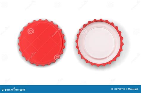 Blank Bottle Cap Mockup Stock Illustration Illustration Of Background