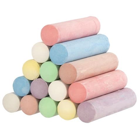 chalk chunky chalk pavement chalk coloured chalk kids etsy