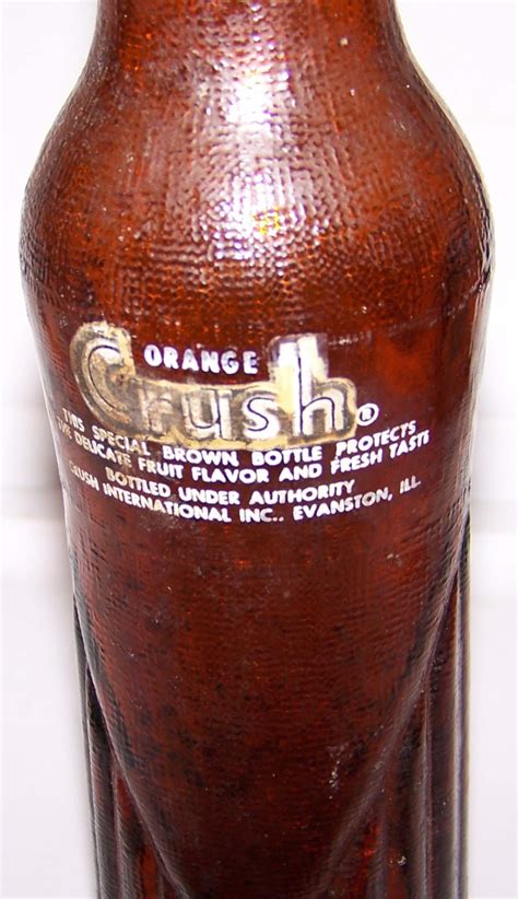 Vintage Orange Crush Soda Bottle 10 Fl Oz Dug Up From Field Etsy