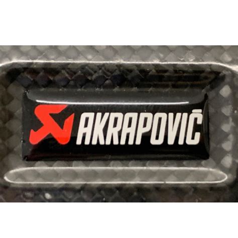 楽天市場アクラポビッチ 耐熱サイレンサー ステッカー 28x11mm AKRAPOVIC P CST3POFILLバイク用品の車楽