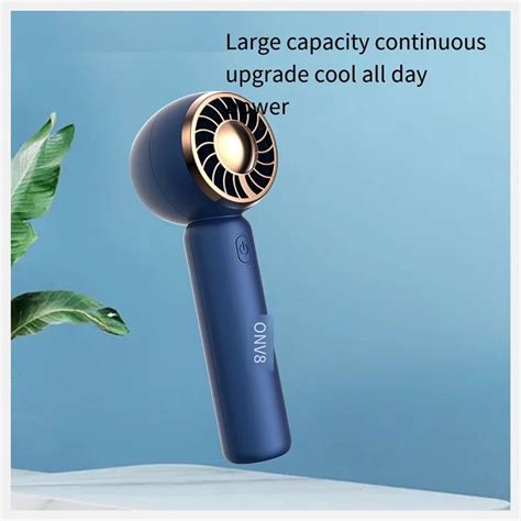 Handheld Turbo Mini Fan Rechargeable Mah Portable Handheld Handy