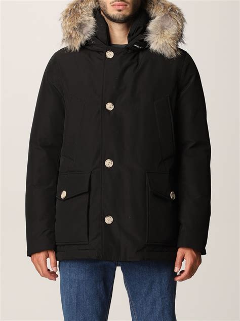 Woolrich Jacket For Men Black Woolrich Jacket Cfwoou0484mrut0001 Online At Giglio