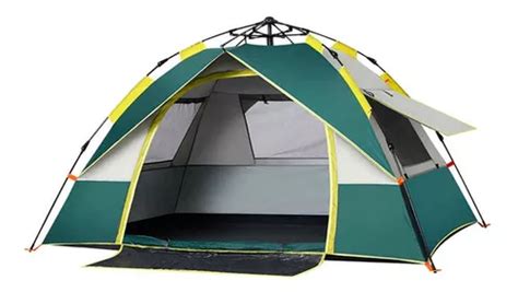 Barraca Camping Acampamento Monta Sozinha 2 Pessoas Janelas