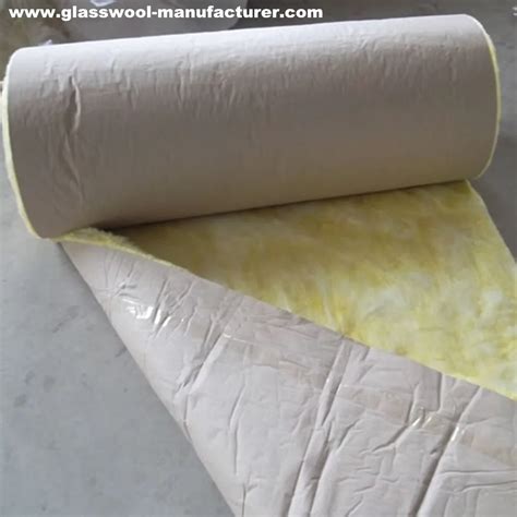 14kg M3 Kraft Paper Faced Glass Wool Wall Insulation Blanket Buy Directly Export Glass Wool