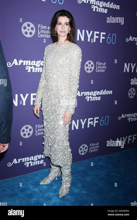 New York Ny Usa 12th Oct 2022 Anne Hathaway The Red Carpet Event