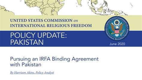 USCIRF Releases New Report About Pakistan USCIRF