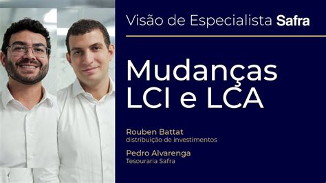 Lci Lca Cri E Cra As Mudan As Promovidas Pelo Cmn Vis O De