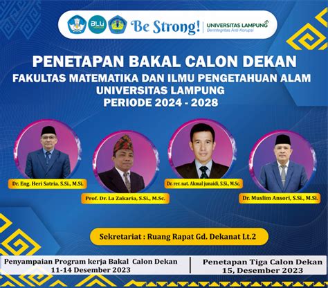 Beranda FMIPA Universitas Lampung