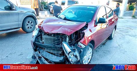 Hoy Tamaulipas Accidente En Tamaulipas No Respeta El Alto Y Provoca