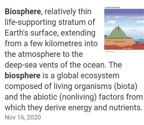 Biosphere Definition