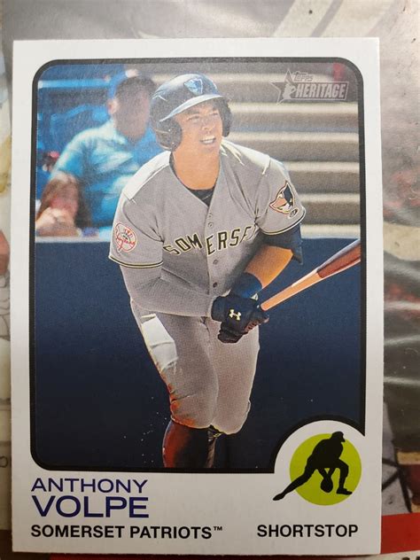 Anthony Volpe Topps Heritage Minor