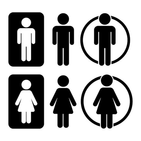 Premium Vector Flat Design Male Female Symbols