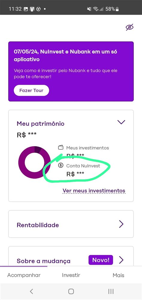 Nuinvest Nubank Cadê O Saldo Da Conta Nuinvest App Do Nu Nucommunity