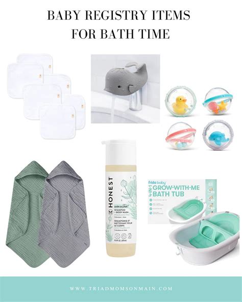 Baby Registry Bath Time Triad Moms On Main
