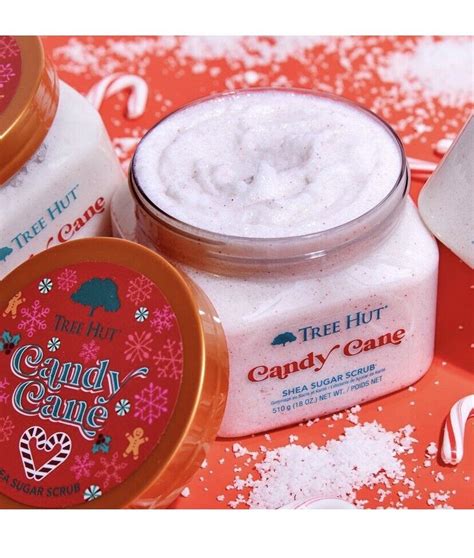 Tree Hut Candy Cane Shea Sugar Scrub 18 Oz Limited Edition