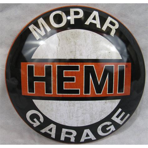 Hemi Dome Metal Sign Abc Distributors Inc