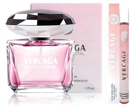 ZESTAW Vercage Brillant Bright Crystal 100ml 35ml Perfumy Damskie