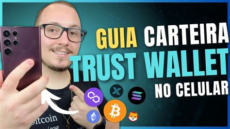 GUIA COMPLETO CARTEIRA TRUST WALLET NO CELULAR CRIAR RECUPERAR E