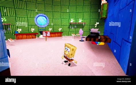 Spongebob Squarepants Battle For Bikini Bottom Sony Playstation 2 Ps2 Editorial Use Only