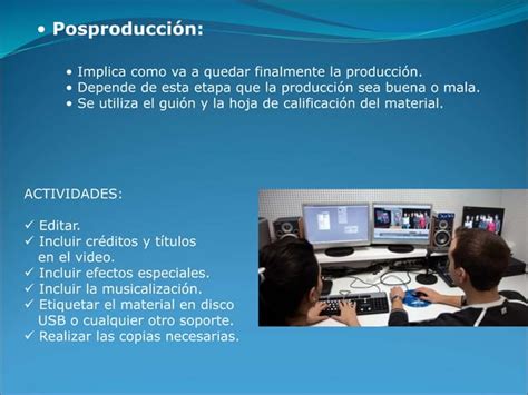 Etapas De La Producci N Audiovisual Ppt