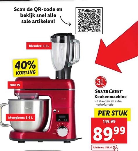 Silvercrest Keukenmachine Aanbieding Bij Lidl Folders Nl