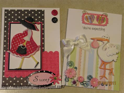 Mandy's Stampin Spot: Baby Expecting cards