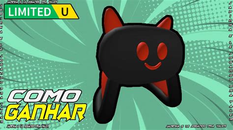 COMO PEGAR ESSE ITEM Limited UGC GRÁTIS Ushanka Gato Demônio ROBLOX