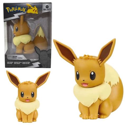 Pokémon Eevee Boneco de Vinil Colecionável Select Sunny Sunny