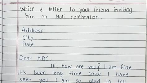 Get How To Write A Sample Letter To A Friend