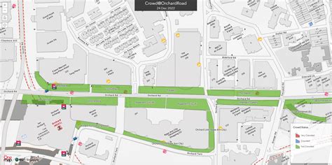 Online Map Shows Orchard Road Crowd Conditions On 24 Dec Siam Human