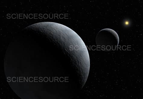 Photograph Pluto Charon System Science Source Images