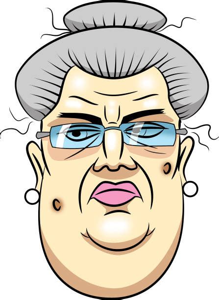 Angry Old Woman Illustrations Royalty Free Vector Graphics And Clip Art