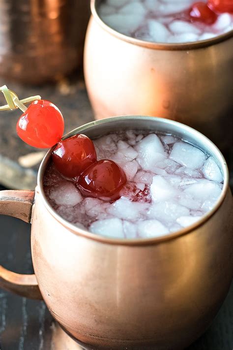 Very Cherry Moscow Mule A Fruity Twist On A Classic And Popular