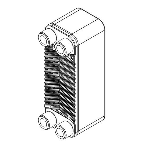 Échangeur de chaleur à plaques brasées ABZ07 TERMOLEADER liquide