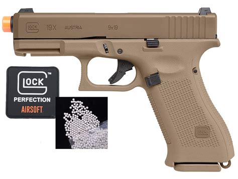 Buy Hsa Umarex Glock 19x Gen5 Fully Licensed Blowback Airsoft Package W