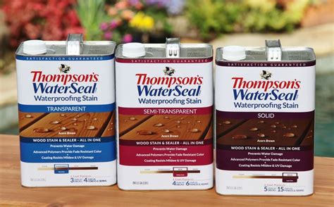 Thompson S Waterseal Waterproofing Stain Comes In Five Colors And One Of The Most Popular Is