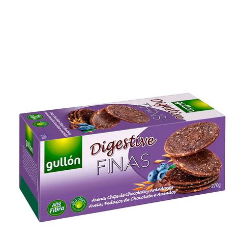 Gullon Biscuiti Digestivi Cu Ciocolata Thins 270 Gr Duty Free BestValue