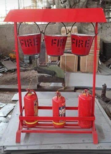 Fire Bucket Stand With Canopy At Rs 3000 Fire Fighting Equipments In