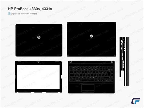 Hp Probook 430 G6 Cut File Template Cut File Labs