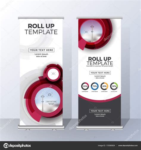 Plantilla Vertical Roll Up Banner Dise O Para Anunciar Y Advertir