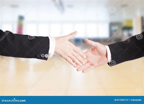 Man And Woman Business Handshake Stock Photo Image Of Office