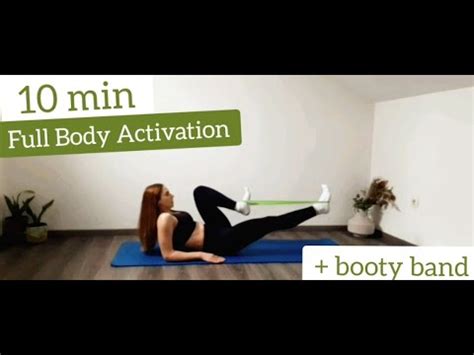 Min Full Body Activation Booty Band On The Floor No Jumping